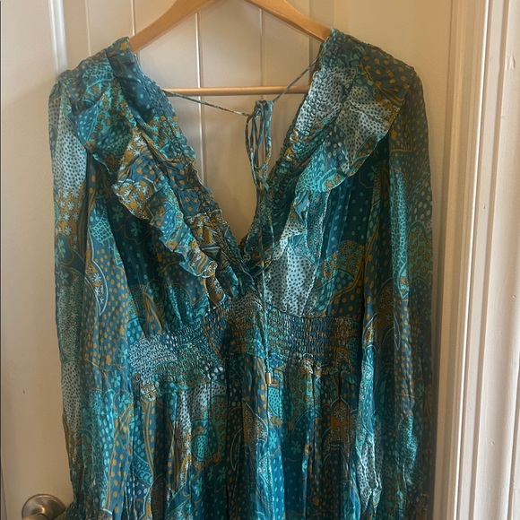 Anthropologie NWT Odetta Ruffled V-Neck Dress - Picture 5 of 10